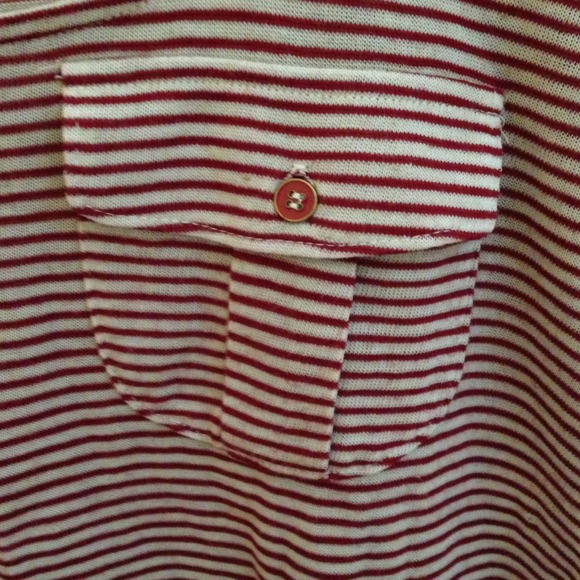 Red and White Striped Sweater/Top - Picture 2 of 2