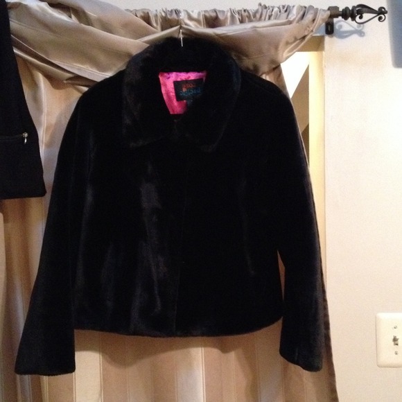 Faux Fur Black Jacket