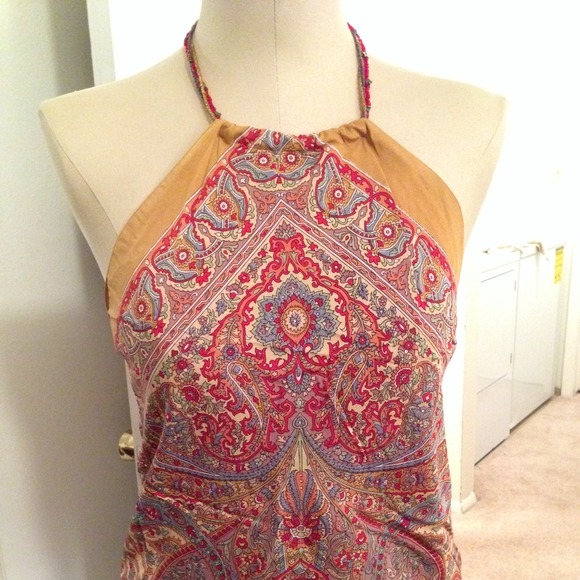 REDUCED PRICE: Unique Silky Halter - Picture 1 of 4