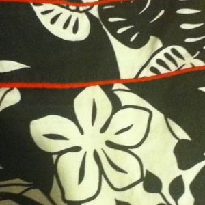Dresses - Black, white , and red floral dress Dresses - Black, white , and red floral dress