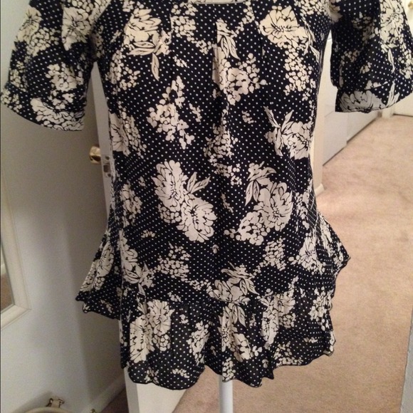 Floral Square Neck Top - Picture 4 of 4