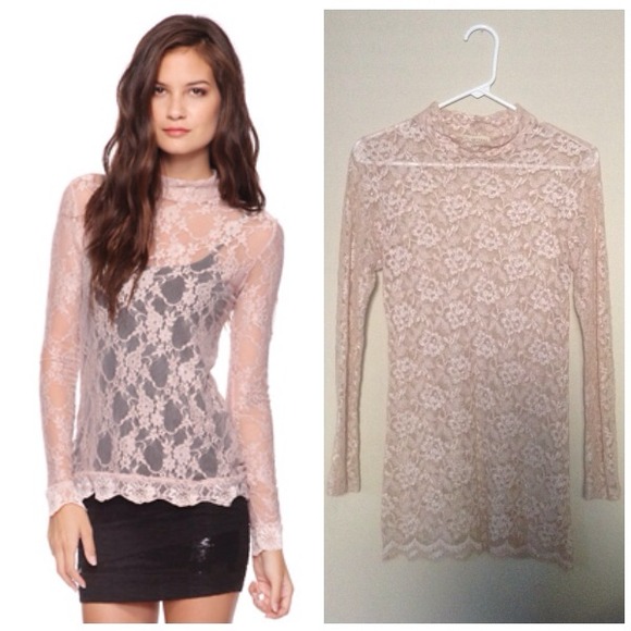 Forever 21 Tops - Long-sleeve Lace Top