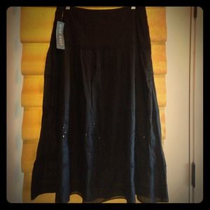 Long black Nine West skirt NWT