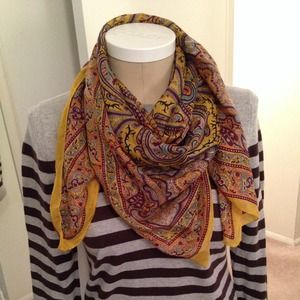 REDUCED PRICE: Gorgeous and Unique Silk Scarf