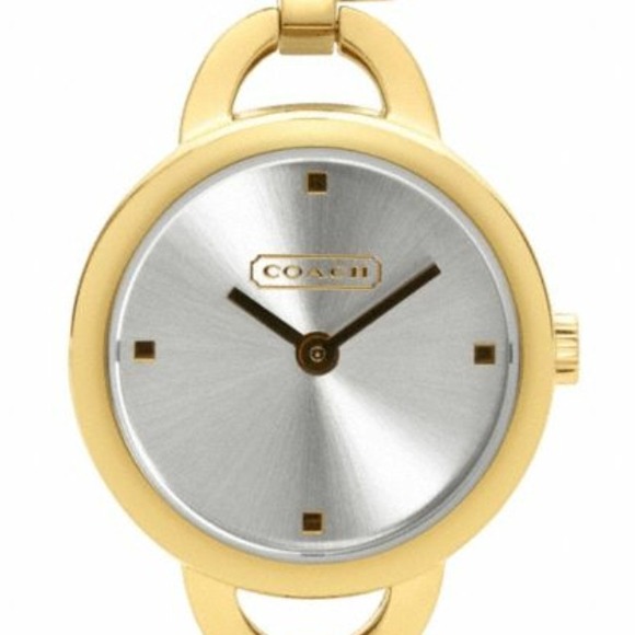 NEW AUTHENTC COACH KRISTIN GOLD PLATED STRAP WATCH - Picture 2 of 3