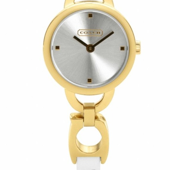 NEW AUTHENTC COACH KRISTIN GOLD PLATED STRAP WATCH - Picture 3 of 3