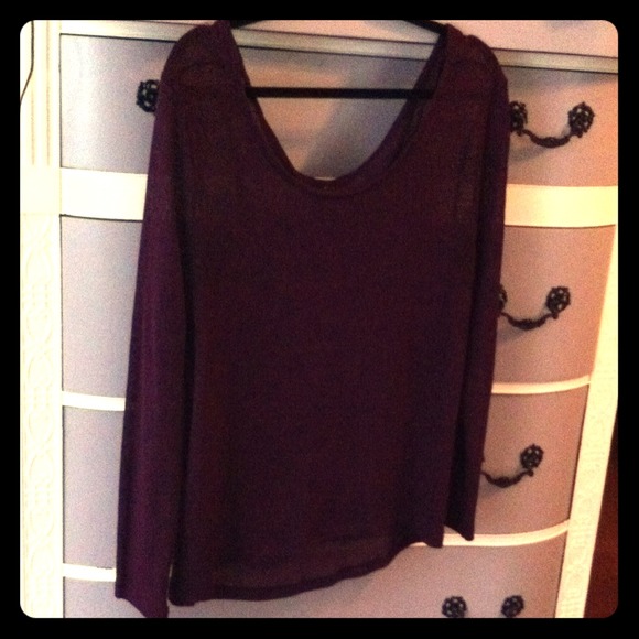 Sold. Pretty plum oversized sweater medium