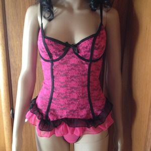❌TRADED❌Sexy corset lingerie!!