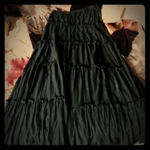 ON HOLD FOR NOW! Black Gypsy type long skirt