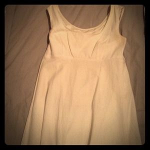 Sweetheart neckline white dress