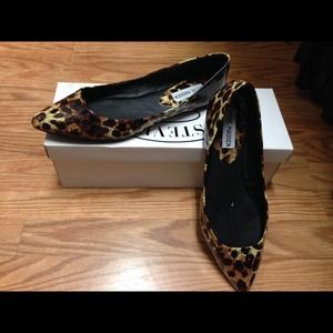 Steve Madden P-Salem Leopard Flats