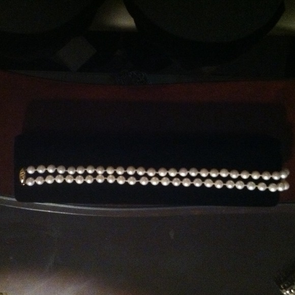 SOLD! Genuine pearls with a 14k Gold lock