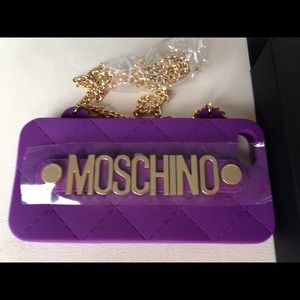 Moschino Italian soft silicone case for iPhone 5
