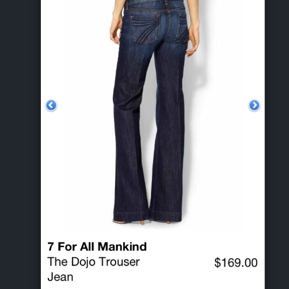 Seven for all man kind  size 29 dojo style