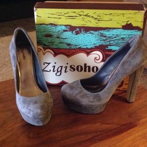 🔷Platform Heels-Grey