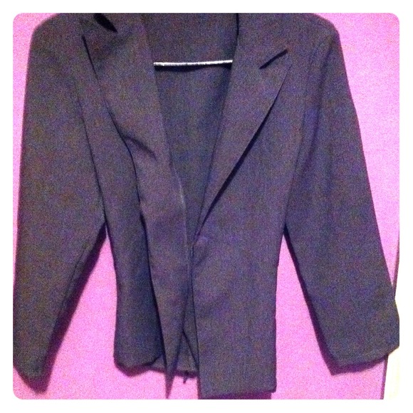 Gray blazer