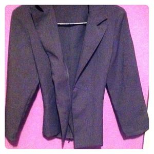 Gray blazer
