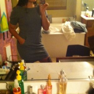 Gray banana republic dress