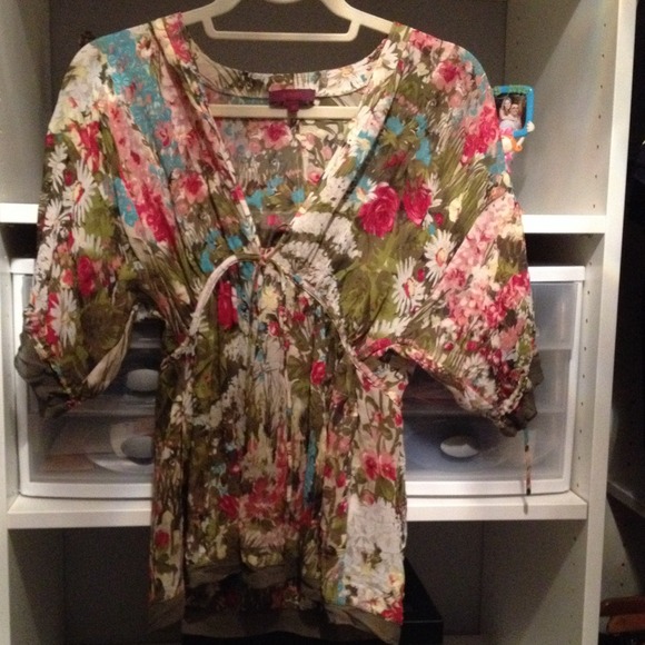 Original Kenzo 100% silk-seda