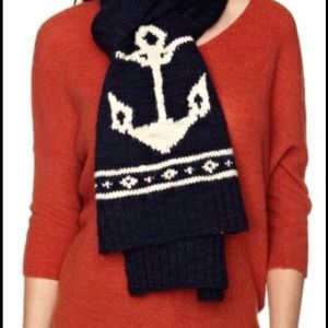 HOST PICK Tommy Hilfiger navy anchor scarf