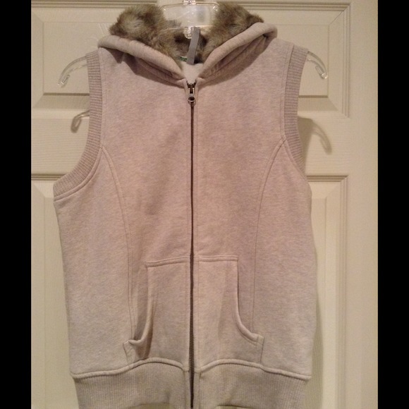 Faux Fur Hooded Vest