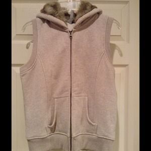 Faux Fur Hooded Vest