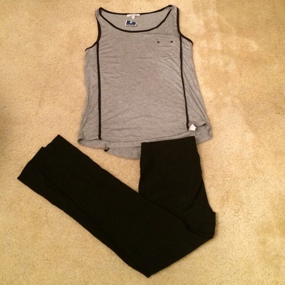Gray black stud shirt new
