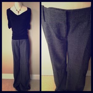 Ann Taylor Signature Fit Wide Leg Pants 4R