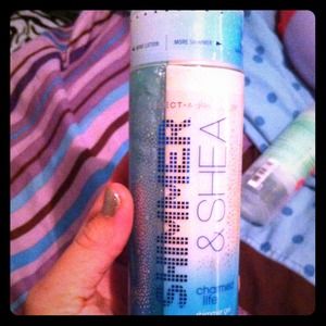 Bath and body shimmer and body lotion
