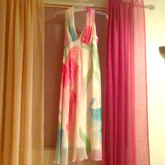 Diane von Furstenberg silk floral dress