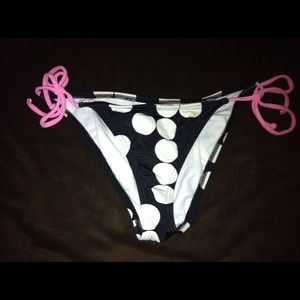 Black White & Pink Bikini Bottom