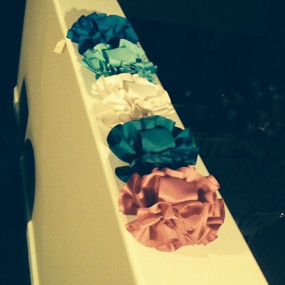 🆕Vintage Scrunchie Ribbon Clips🆕