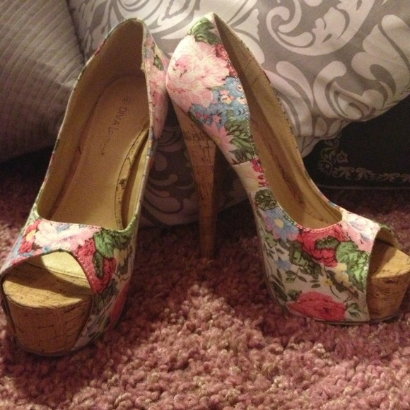 Floral heels