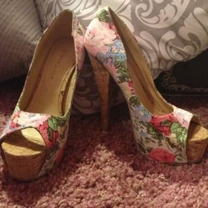 Floral heels