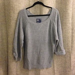 Sweater with tab sleeves