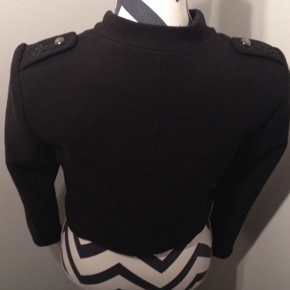 Black Military Jacket - Picture 3 of 4