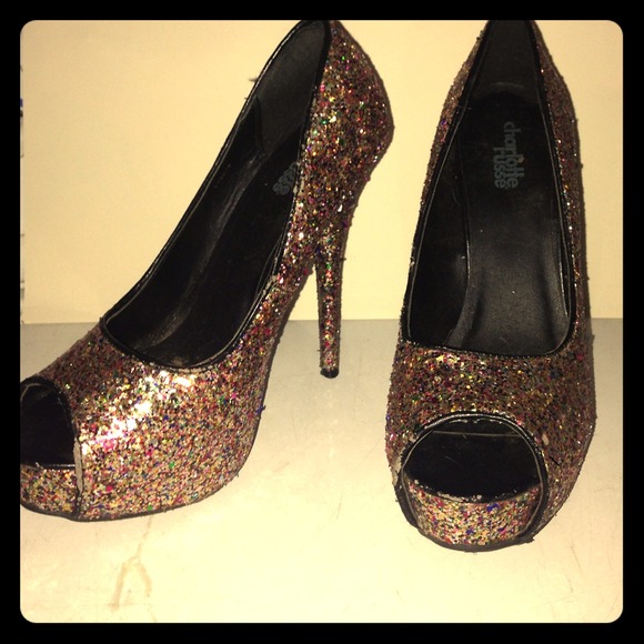 Charlotte Russe sparkly heels ✨👠 - Picture 1 of 4