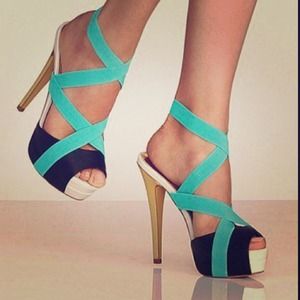 Victoria Secret Catalog- Elastic Strapped Heel