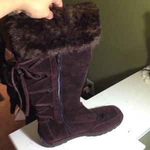 Chocolate Brown Aerosols Suede Boots
