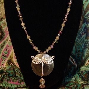 XXXSOLDXXXBrand New Handcrafted Dragonfly Necklace