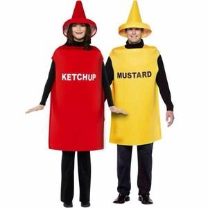 🍟Ketchup and Mustard Halloween costumes🍔
