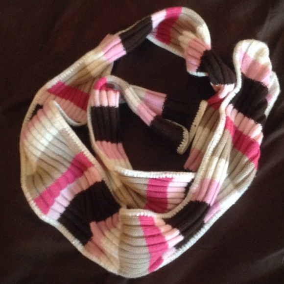 Striped Knit Fashion Scarf - Picture 1 of 4