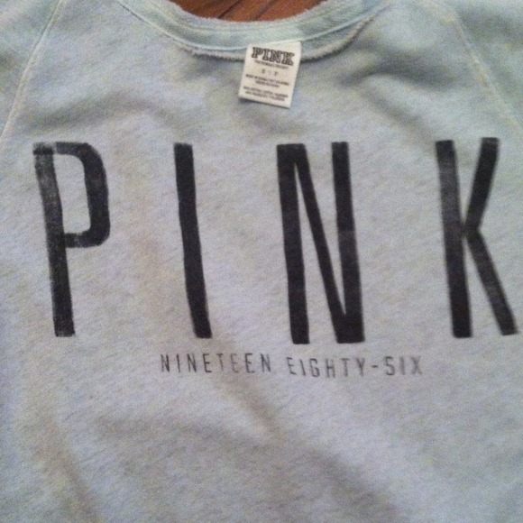 🚫SOLD🚫💕Victorias Secret PINK Mint Sweater💕 - Picture 2 of 4