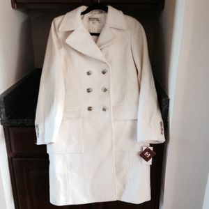 NWT Michael Kors winter white jacket