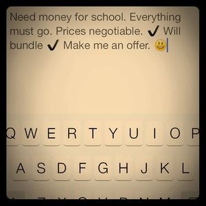 Need money for school.