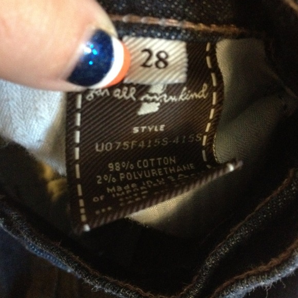 7 for all mankind Jeans Size 28 - Picture 3 of 4