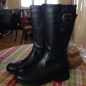 🎈SOLD IN A BUNDLE!!🎈Nine West girls black boots