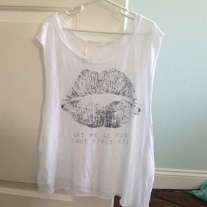 Brandy inspired-Last first kiss muscle tee