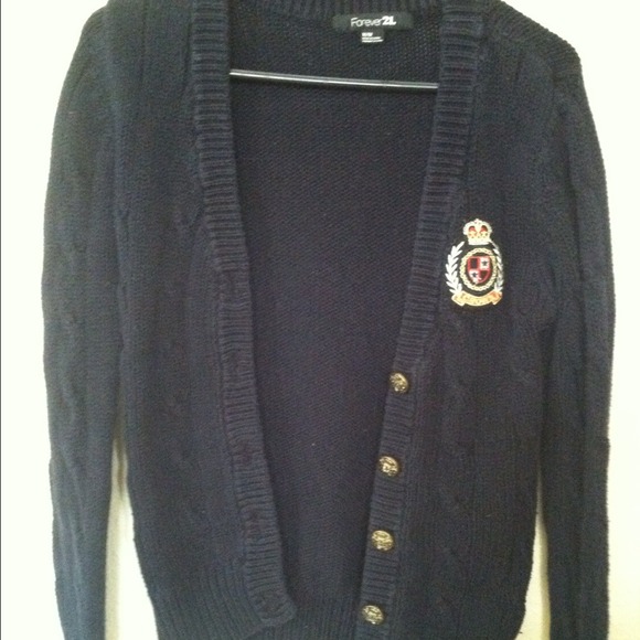 RESERVED BUNDLE 💕 Dark blue forever 21 sweater