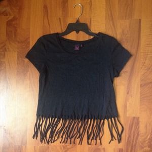 SOLD Fringe crop top